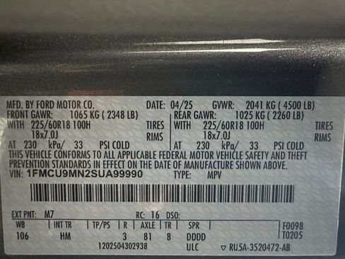 Used 2025 Ford Escape ST-Line image 11