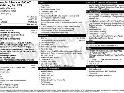 New 2025 Chevrolet Silverado 1500 W/T w/ WT Value Package image 2