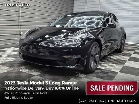 Used 2023 Tesla Model 3 Long Range AWD/4WD image 1