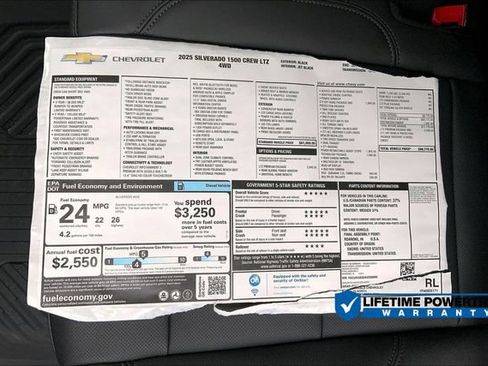 New 2025 Chevrolet Silverado 1500 LTZ w/ LTZ Premium Package image 15
