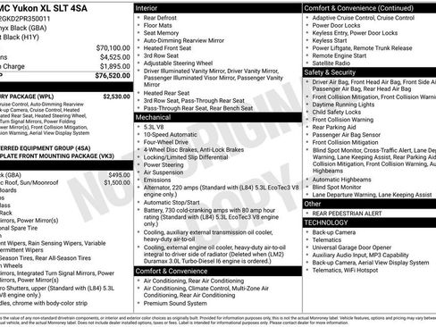 Used 2023 GMC Yukon XL SLT w/ SLT Luxury Package AWD/4WD image 39