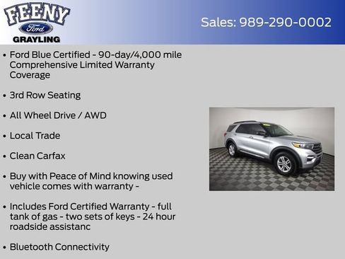 Certified 2020 Ford Explorer XLT w/ Equipment Group 202A AWD/4WD image 4