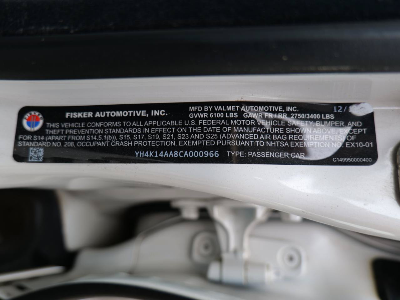 Used 2012 Fisker Karma EcoSport RWD image 53