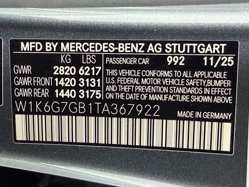 New 2026 Mercedes-Benz S 580 4MATIC Sedan image 19