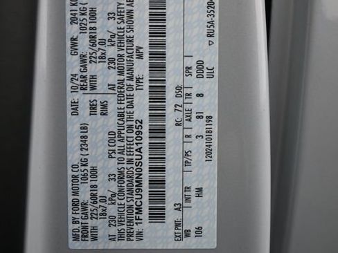 Used 2025 Ford Escape ST-Line AWD/4WD image 15
