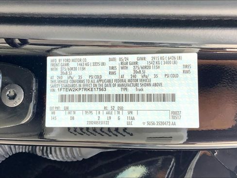 Used 2024 Ford F150 STX w/ STX Black Appearance Package RWD image 37