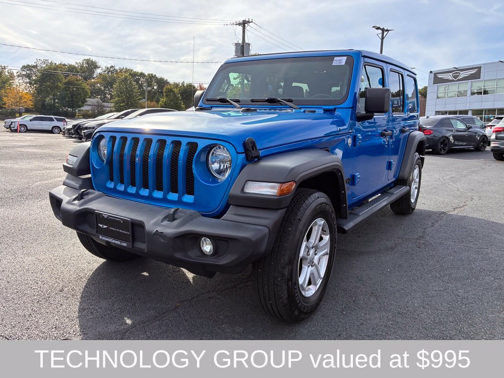 Used 2021 Jeep Wrangler Unlimited Sport w/ Sun And Sound Package AWD/4WD image 3