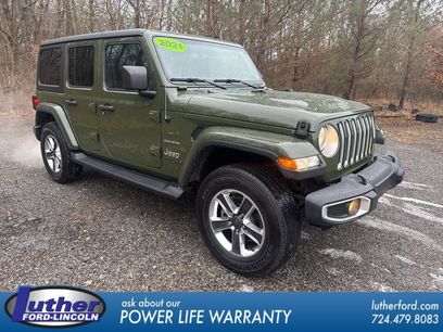 Used 2021 Jeep Wrangler Unlimited Sahara w/ Uconnect 4C Nav & Sound Group