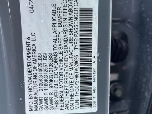 New 2026 Honda Accord EX-L image 5