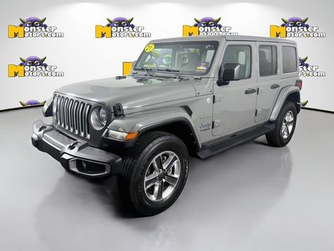 Used 2021 Jeep Wrangler Unlimited Sahara AWD/4WD image 1