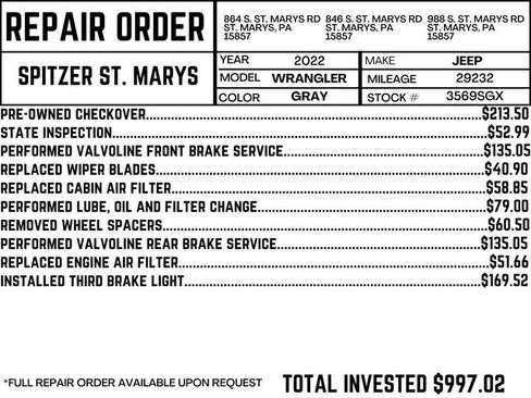 Used 2022 Jeep Wrangler Unlimited Sport image 3