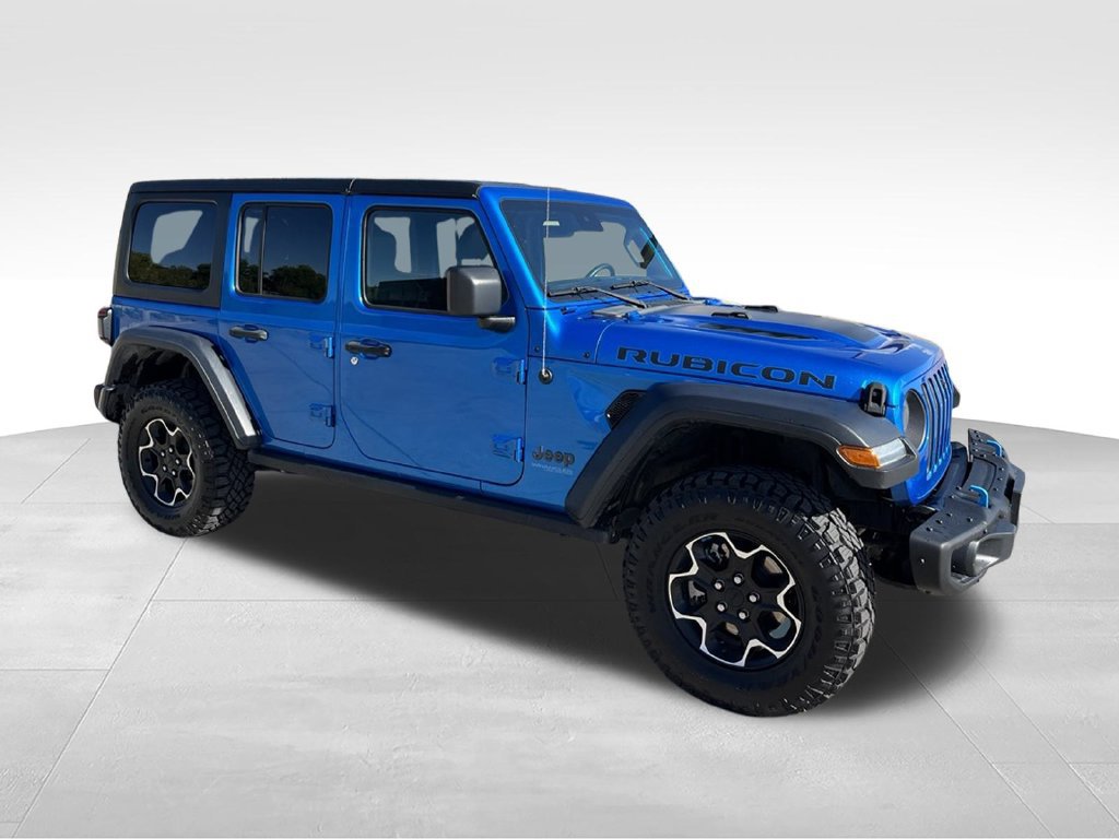 Used 2022 Jeep Wrangler Unlimited Rubicon 4xe w/ Steel Bumper Group AWD/4WD image 4