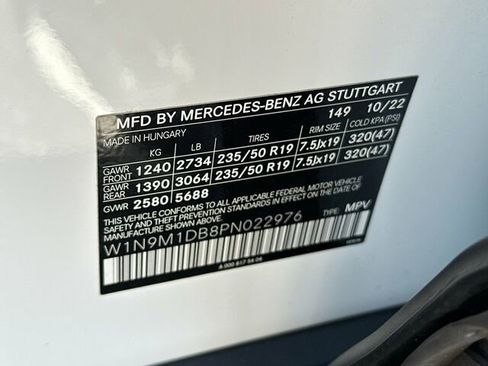 Certified 2023 Mercedes-Benz EQB 350 4MATIC SUV w/ AMG Night Package image 37