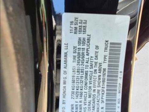 Certified 2017 Honda Ridgeline Black Edition image 25