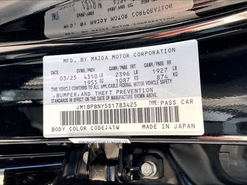 Certified 2025 MAZDA MAZDA3 2.5 Turbo Premium Plus Package w/ Appearance Package image 34
