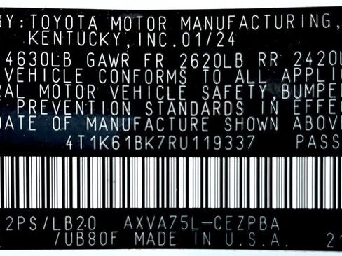 Certified 2024 Toyota Camry XSE w/ Navigation Package AWD/4WD image 24