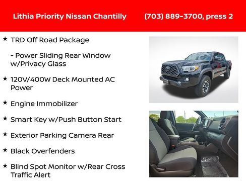 Used 2021 Toyota Tacoma TRD Off-Road AWD/4WD image 12