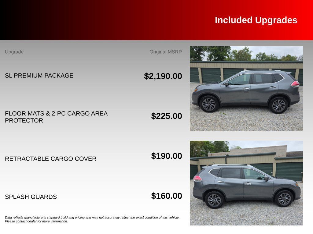 Used 2016 Nissan Rogue SL w/ SL Premium Package AWD/4WD image 4