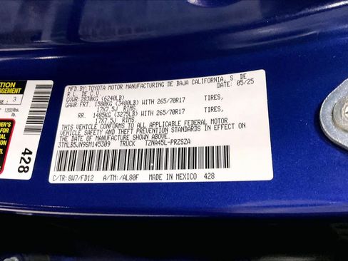 Used 2025 Toyota Tacoma TRD Off-Road w/ TRD Off Road Upgrade Package image 34