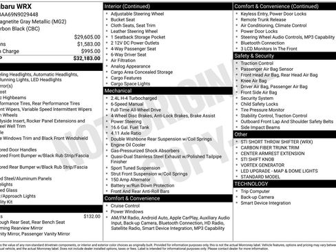 Used 2022 Subaru WRX image 27