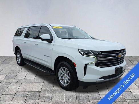 Used 2021 Chevrolet Suburban LT RWD image 1
