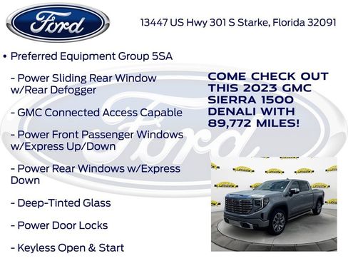 Used 2023 GMC Sierra 1500 Denali w/ Denali Reserve Package AWD/4WD image 20