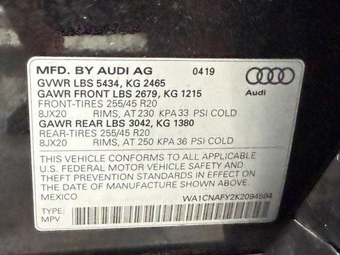 Used 2019 Audi Q5 Prestige w/ Prestige Package AWD/4WD image 29