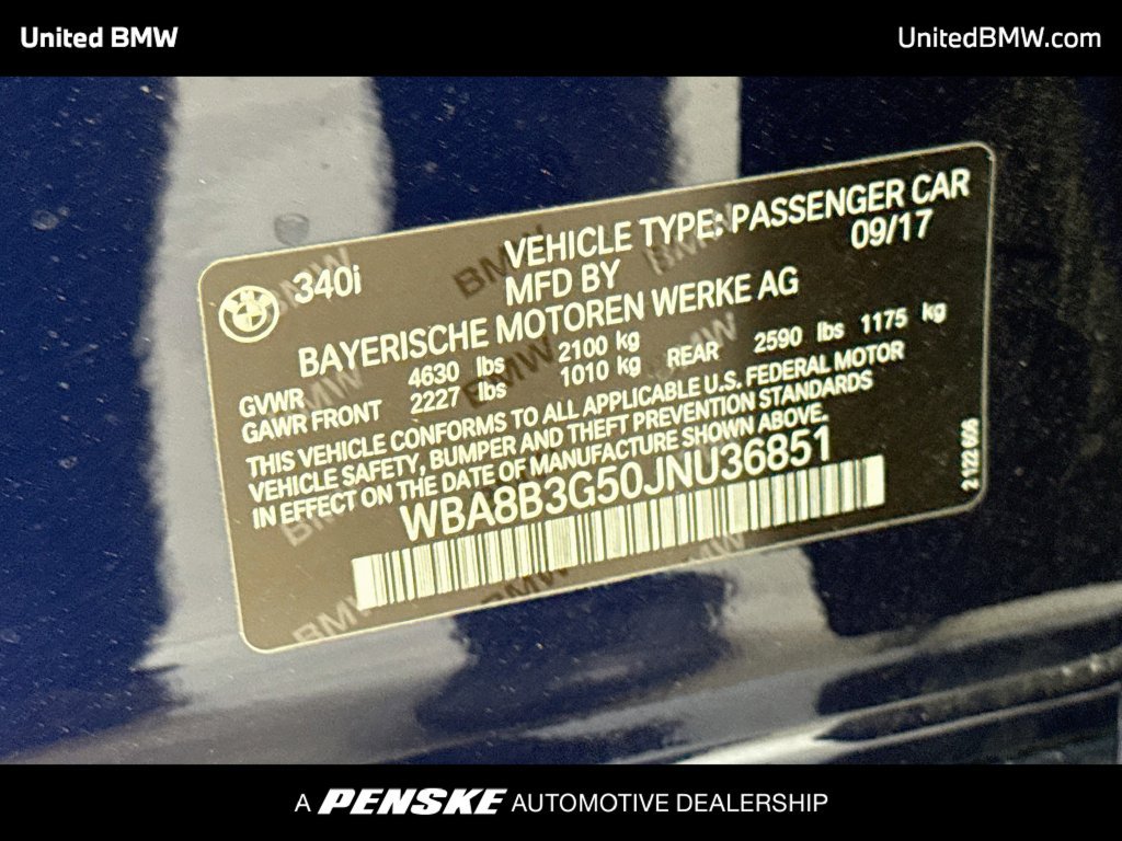 Used 2018 BMW 340i Sedan RWD image 22