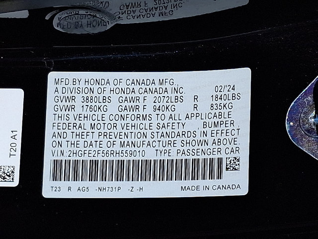Used 2024 Honda Civic Sport image 27