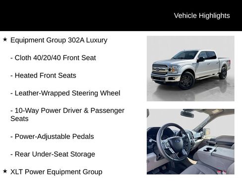 Used 2019 Ford F150 XLT w/ Equipment Group 302A Luxury AWD/4WD image 11