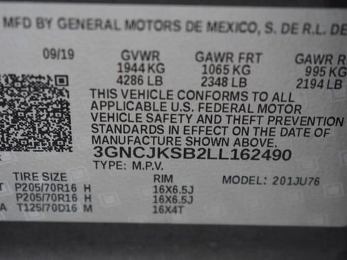 Used 2020 Chevrolet Trax LS FWD image 14
