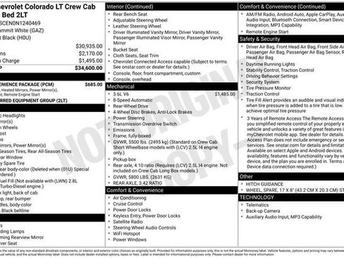 Used 2022 Chevrolet Colorado LT w/ LT Convenience Package image 19