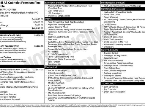 Used 2018 Audi A3 2.0T Premium Plus w/ Premium Plus Package image 3