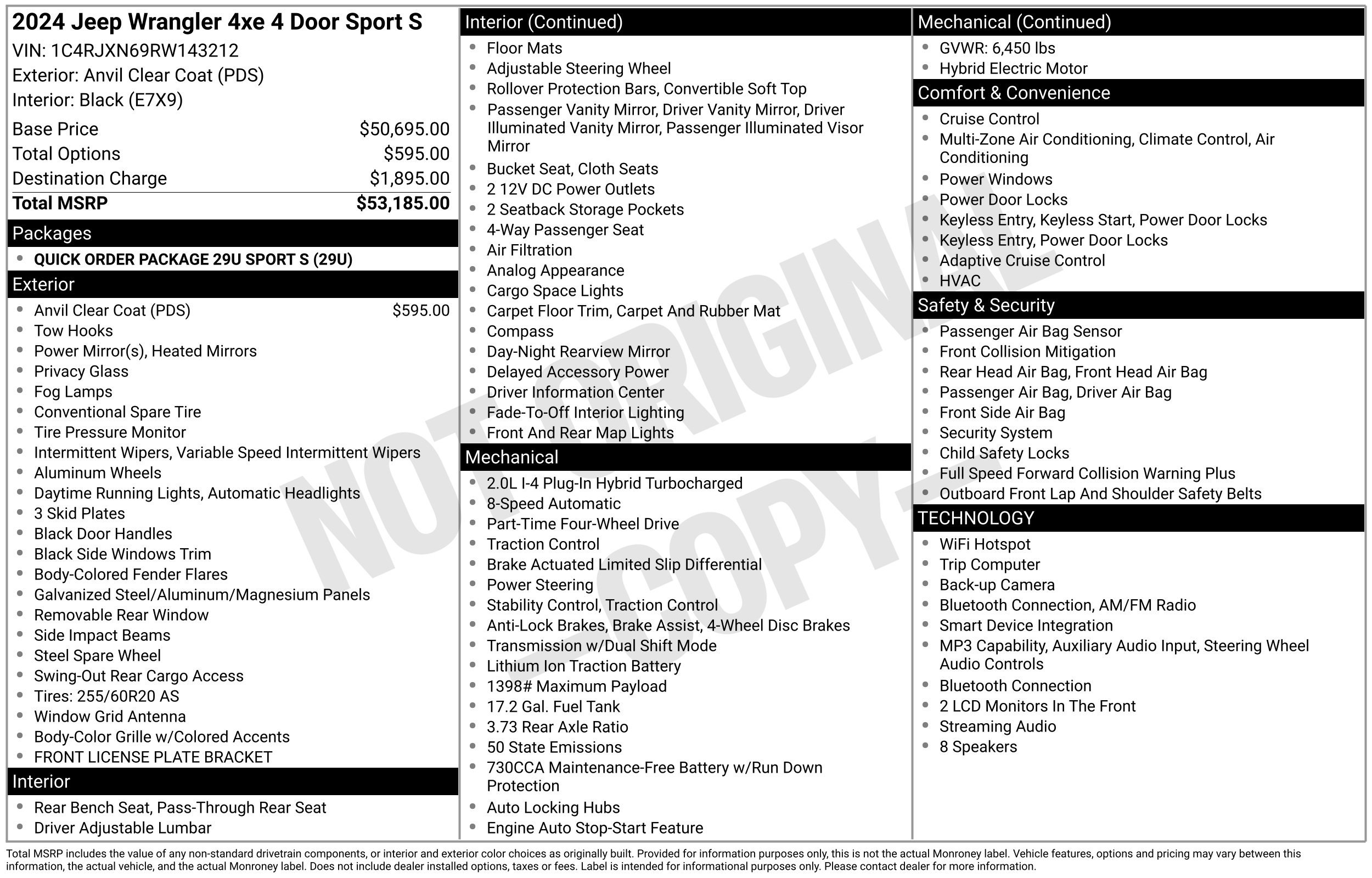 Used 2024 Jeep Wrangler Unlimited AWD/4WD image 2