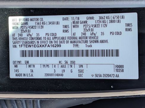 Certified 2019 Ford F150 Limited w/ Trailer Tow Package AWD/4WD image 28
