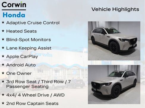 Used 2025 MAZDA CX-90 3.3 Turbo w/ Premium Sport Pkg AWD/4WD image 11