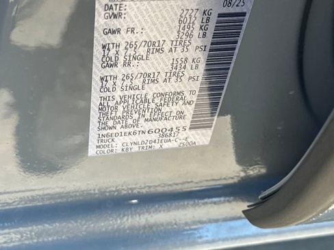 New 2026 Nissan Frontier PRO-4X w/ Pro-4x Convenience Package image 32