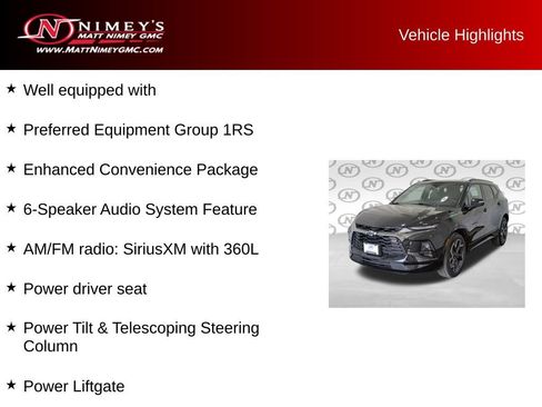 Used 2022 Chevrolet Blazer RS w/ Enhanced Convenience Package AWD/4WD image 5