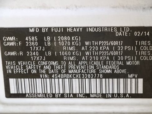 Used 2014 Subaru Outback 2.5i Limited image 25