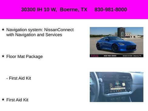 Used 2024 Nissan Z Performance w/ Floor Mat Package RWD image 10