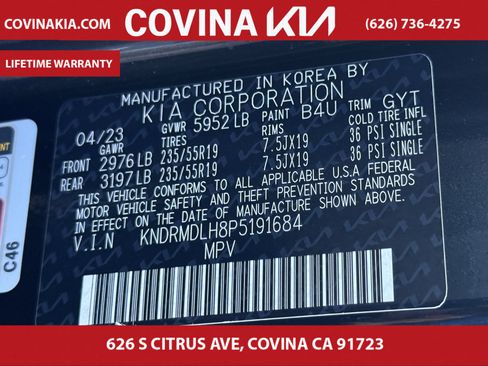 Certified 2023 Kia Sorento SX Prestige image 36