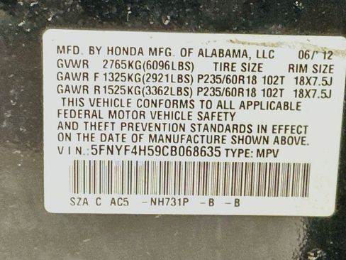 Used 2012 Honda Pilot EX-L image 35