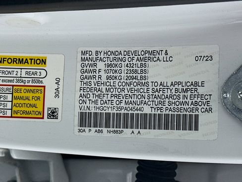 Used 2023 Honda Accord EX image 12