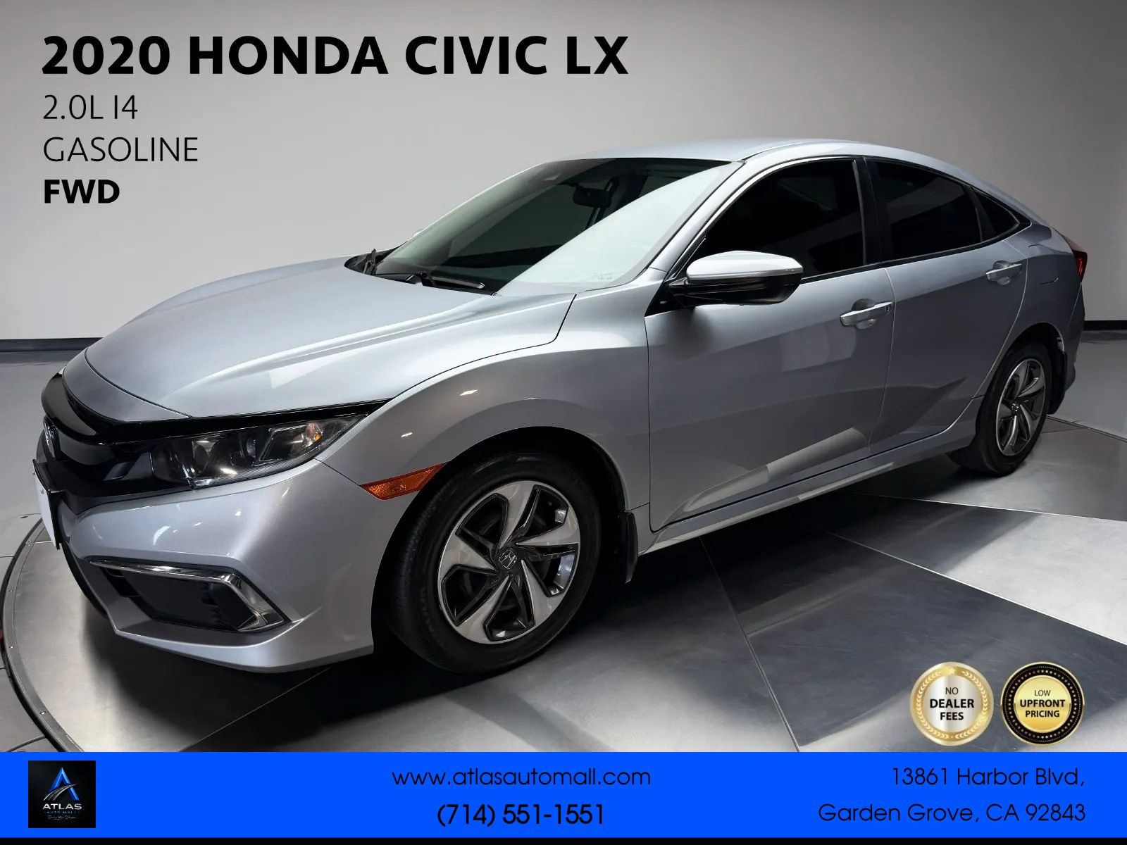 Used 2020 Honda Civic LX image 1