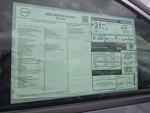 New 2026 Nissan Rogue SV image 37