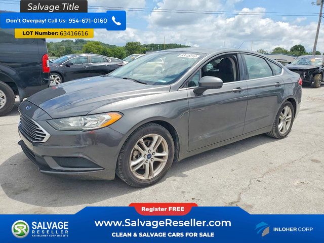 Used 2018 Ford Fusion SE w/ Fusion SE Technology Package FWD image 1