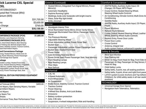 Used 2008 Buick Lucerne CXL w/ Ultra Confidence Package image 32