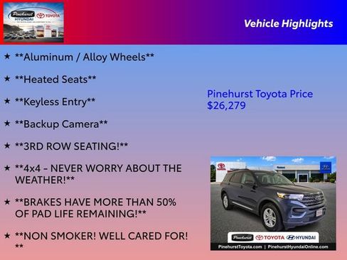 Used 2023 Ford Explorer XLT AWD/4WD image 31