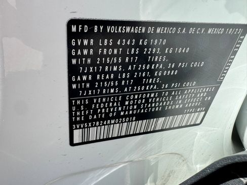 Used 2024 Volkswagen Taos S FWD image 23