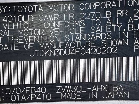 Used 2015 Toyota Prius Three FWD image 14